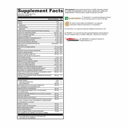 OptiCleanse GHI Sugar & Stevia Free, XYM